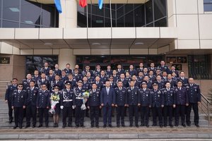 Чөлөөнд гарсан алба хаагчдад хүндэтгэл үзүүллээ